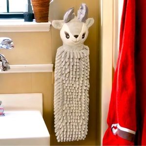 Norwex Kids Reindeer Chenille Towel
